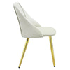 ACME Gaines White Synthetic Leather Side Chair(Set-2) Model DN01259