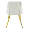 ACME Gaines White Synthetic Leather Side Chair(Set-2) Model DN01259