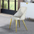 ACME Gaines White Synthetic Leather Side Chair(Set-2) Model DN01259