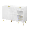 ACME Gaines White High Gloss Server Model DN01260