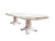 ACME Vendome Antique Pearl Dining Table with Pedestal Base Model DN01346