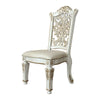 ACME Vendome Synthetic Leather & Antique Pearl Side Chair (Set-2) Model DN01347