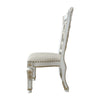 ACME Vendome Synthetic Leather & Antique Pearl Side Chair (Set-2) Model DN01347