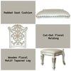 ACME Vendome Synthetic Leather & Antique Pearl Side Chair (Set-2) Model DN01347