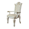ACME Vendome Synthetic Leather & Antique Pearl Arm Chair (Set-2) Model DN01349