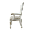 ACME Vendome Synthetic Leather & Antique Pearl Arm Chair (Set-2) Model DN01349