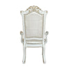 ACME Vendome Synthetic Leather & Antique Pearl Arm Chair (Set-2) Model DN01349