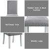 ACME Lanton Gray Linen & Antique White Side Chair (Set-2) Model DN01452