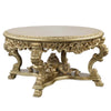 ACME Bernadette Gold Round Dining Table Model DN01469
