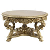 ACME Bernadette Gold Round Dining Table Model DN01469