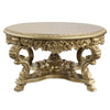 ACME Bernadette Gold Round Dining Table Model DN01469