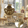 ACME Bernadette Gold Round Dining Table Model DN01469