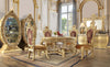 ACME Bernadette Gold Round Dining Table Model DN01469