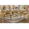 ACME Bernadette Gold Dining Table Model DN01470