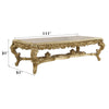 ACME Bernadette Gold Dining Table Model DN01470
