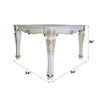 ACME Vendome Antique Pearl Counter Height Table Model DN01515