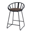 ACME Zudora Synthetic Leather & Black Counter Height Chair (Set-2) Model DN01756