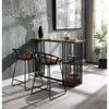 ACME Zudora Synthetic Leather & Black Counter Height Chair (Set-2) Model DN01756