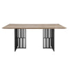 ACME Zudora Antique Oak & Black Dining Table Model DN01757