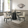 ACME Froja Black Round Dining Table Model DN01802
