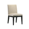 ACME Froja Beige Fabric & Black Side Chair (Set-2) Model DN01803