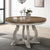 ACME Cillin Walnut & Antique White Round Dining Table Model DN01805