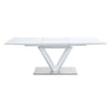 ACME Gallegos White High Gloss Dining Table Model DN01947