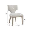 ACME Kasa Beige Linen & Champagne Side Chair (Set-2) Model DN02012