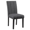 ACME Kusa Engineered Stone & Black 5 Piece Pack Dining Set Model DN02014