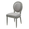 ACME Adalynn Gray Fabric & Weathered Gray Oak Side Chair (Set-2) Model DN02125