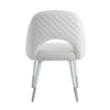 ACME Zemirah White Velvet & White Side Chair(Set-2) Model DN02234