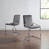 ACME Zlatan Gray Velvet & Chrome Side Chair(Set-2) Model DN02235