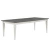 ACME Katia Gray & Weathered White Dining Table Model DN02273
