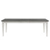 ACME Katia Gray & Weathered White Dining Table Model DN02273