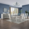 ACME Katia Gray & Weathered White Dining Table Model DN02273