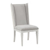 ACME Katia Light Gray Linen & Weathered White Uphostered Side Chair (Set-2) Model DN02275