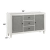 ACME Katia Gray & Weathered White Server Model DN02276