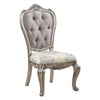 ACME Ariadne Velvet & Antique Plantinum Side Chair (Set-2) Model DN02282