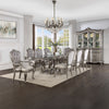 ACME Ariadne Velvet & Antique Plantinum Arm Chair (Set-2) Model DN02283