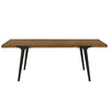 ACME Hillary Walnut & Black Dining Table Model DN02305