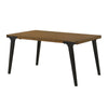 ACME Hillary Walnut & Black Dining Table Model DN02305