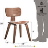 ACME Casson Walnut Side Chair (Set-2) Model DN02310