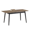 ACME Lanae Natural & Black Dining Table Model DN02364