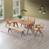 ACME Velentina Natural Dining Table Model DN02371