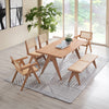 ACME Velentina Natural Dining Table Model DN02371
