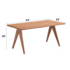 ACME Velentina Natural Dining Table Model DN02371