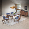 ACME Bevis Engineered Stone & Walnut Server Model DN02419