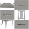 ACME Katia Light Gray Linen & Weathered White Arm Chair (Set-2) Model DN02488