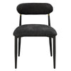 ACME Jaramillo Black Chenille & Black Side Chair (Set-2) Model DN02693
