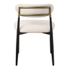 ACME Jaramillo Beige Linen & Black Side Chair (Set-2) Model DN02694